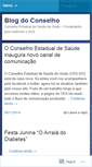 Mobile Screenshot of conselhosaudego.wordpress.com