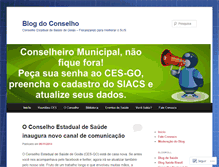 Tablet Screenshot of conselhosaudego.wordpress.com