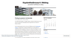 Desktop Screenshot of kaydonthedinosaur.wordpress.com