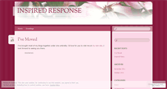 Desktop Screenshot of inspiredresponse.wordpress.com