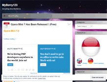 Tablet Screenshot of myberry123.wordpress.com