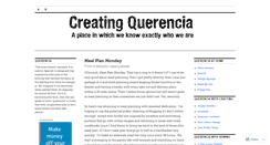 Desktop Screenshot of creatingquerencia.wordpress.com