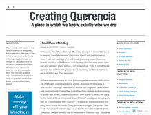 Tablet Screenshot of creatingquerencia.wordpress.com