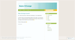 Desktop Screenshot of gamexchange.wordpress.com