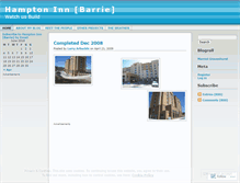 Tablet Screenshot of hamptoninnbarrie.wordpress.com