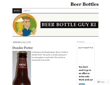 Tablet Screenshot of beerbottleguyri.wordpress.com
