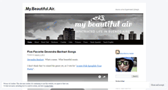 Desktop Screenshot of mybeautifulair.wordpress.com