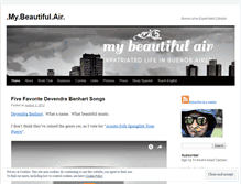 Tablet Screenshot of mybeautifulair.wordpress.com