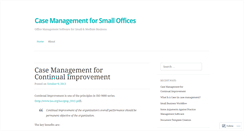 Desktop Screenshot of casemanagement4lawyer.wordpress.com