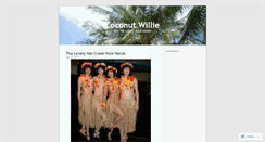 Desktop Screenshot of coconutwillie.wordpress.com