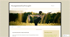 Desktop Screenshot of bediversebeyoga.wordpress.com