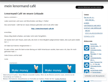 Tablet Screenshot of lenormandcafe.wordpress.com