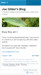 Mobile Screenshot of joegilder.wordpress.com