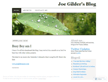 Tablet Screenshot of joegilder.wordpress.com