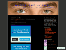 Tablet Screenshot of dantetheactor.wordpress.com