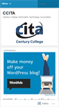 Mobile Screenshot of ccita.wordpress.com