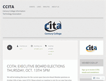 Tablet Screenshot of ccita.wordpress.com