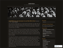 Tablet Screenshot of chelevision.wordpress.com