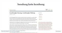 Desktop Screenshot of kotaparahiangan.wordpress.com