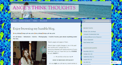 Desktop Screenshot of angethinkthoughts.wordpress.com