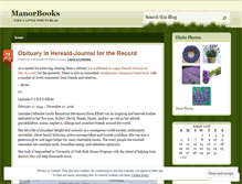 Tablet Screenshot of manorbooks.wordpress.com