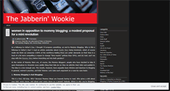 Desktop Screenshot of jabberinwookie.wordpress.com