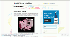 Desktop Screenshot of ghdprettyinpink.wordpress.com