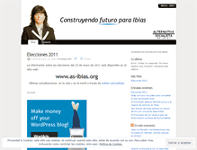 Tablet Screenshot of ibias2007.wordpress.com