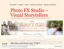 Tablet Screenshot of photofxstudio.wordpress.com