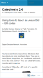 Mobile Screenshot of catechesis20.wordpress.com