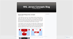 Desktop Screenshot of nhljerseyconcepts.wordpress.com