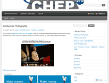 Tablet Screenshot of chep2012.wordpress.com