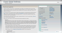 Desktop Screenshot of chariswellness.wordpress.com