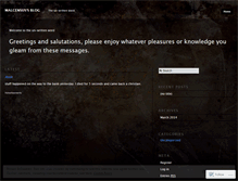 Tablet Screenshot of malcensus.wordpress.com