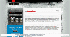 Desktop Screenshot of incomum.wordpress.com