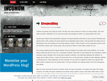 Tablet Screenshot of incomum.wordpress.com