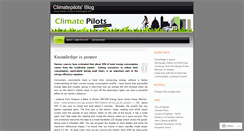 Desktop Screenshot of climatepilots.wordpress.com