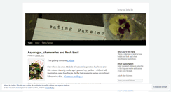 Desktop Screenshot of eatingpansies.wordpress.com