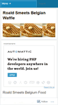 Mobile Screenshot of belgianwafles.wordpress.com