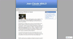 Desktop Screenshot of abalo.wordpress.com