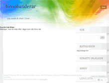 Tablet Screenshot of hmmfunderar.wordpress.com