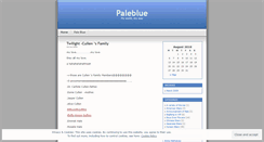 Desktop Screenshot of paleblue2014.wordpress.com