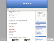 Tablet Screenshot of paleblue2014.wordpress.com
