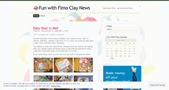 Desktop Screenshot of funwithfimoclay.wordpress.com