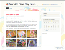 Tablet Screenshot of funwithfimoclay.wordpress.com