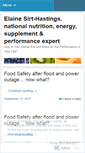 Mobile Screenshot of elainehastings.wordpress.com