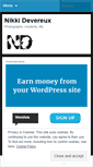 Mobile Screenshot of nikkidevereux.wordpress.com