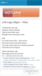 Mobile Screenshot of hotlirik.wordpress.com