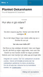 Mobile Screenshot of planketoskarshamn.wordpress.com