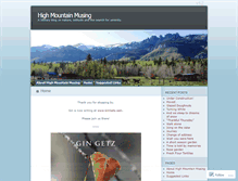 Tablet Screenshot of highmountainmuse.wordpress.com